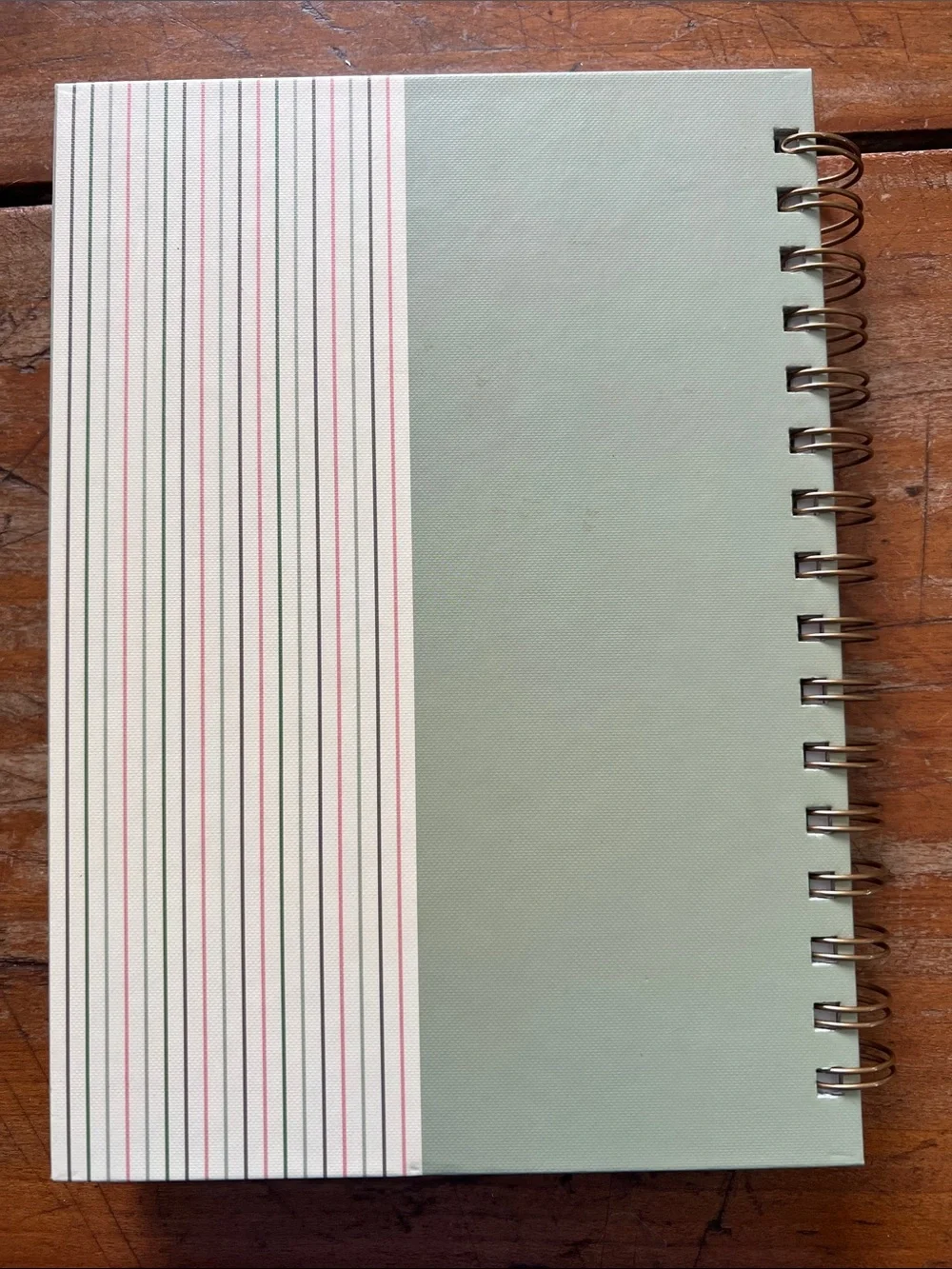 Daily Journal - Pink Tulip Spiral Notebook. 8.5” x 6”